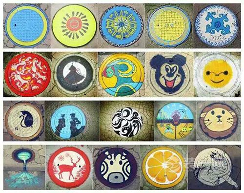 徽风皖韵让脚底会唱歌 合肥井盖涂鸦新工艺试点启动